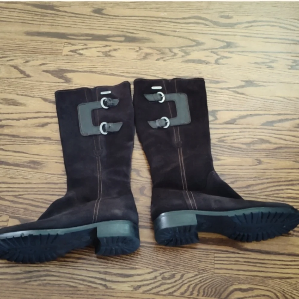 Suede Knee High Boots - Picture 1 of 5